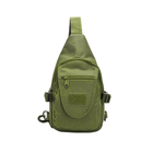 Тактичний рюкзак на одне плече AOKALI Outdoor A32 Green - зображення 1