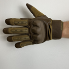 Тактические перчатки с пальцами Gloves FF 3 койот размер L - изображение 3