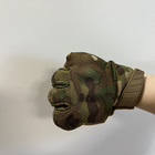 Тактические перчатки с пальцами Gloves FF 5 мультикам М - изображение 6