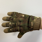 Тактичні перчатки з пальцями Gloves FF 5 мультикам М - зображення 8