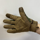Тактичні перчатки з пальцями Gloves FF 5 мультикам М - зображення 9