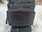 Военный рюкзак на 60 литров 55*35 см с системой MOLLE армейский ВСУ рюкзак цвет черный - изображение 3