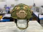 Кавер на каску ФАСТ размер M/L шлем маскировочный чехол на каску Fast ВСУ военный цвет мультикам - изображение 4