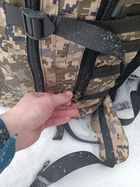 Військовий рюкзак на 60 літрів 55*35 см з системою MOLLE ЗСУ рюкзак колір Піксель - зображення 4