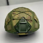Кавер на каску ФАСТ розмір XL шолом чехол маскувальний на каску Fast армійський колір мультикам - зображення 8