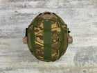 Кавер на каску ФАСТ размер S шлем маскировочный чехол на каску Fast ЗСУ военный армейский цвет МУЛЬТИКАМ - изображение 5
