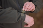 Тактична куртка Softshell армійська військова флісова куртка колір олива/хакі софтшел розмір 50 для ЗСУ - зображення 5