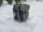 Военный рюкзак на 60 литров 55*35 см с системой MOLLE тактический рюкзак цвет Олива - изображение 2