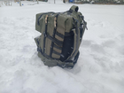 Военный рюкзак на 60 литров 55*35 см с системой MOLLE тактический рюкзак цвет Олива - изображение 5