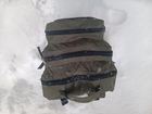 Военный рюкзак на 60 литров 55*35 см с системой MOLLE тактический рюкзак цвет Олива - изображение 9