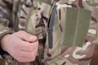 Тактическая куртка Softshell армейская военная флисовая куртка цвет мультикам софтшел размер 46 для ВСУ - изображение 5