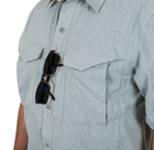 Рубашка Ultralight с коротким рукавом Defender MK2 Ultralight Shirt Short Sleeve Helikon-Tex Light Blue XXL Тактическая мужская - изображение 4