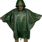 Тактический дождевик Плащ-палатка TVS Военный дождевик-пончо Зеленый GS-4853 - изображение 6