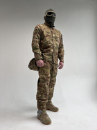 Военная тактическая форма комплект одежды Рип-стоп камуфляж Мультикам 60/6 5XL - изображение 1