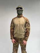 Военная тактическая форма комплект одежды G3 с защитными накладками Рип-стоп Мультикам XL - изображение 3