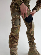 Военная тактическая форма комплект одежды G3 с защитными накладками Рип-стоп Мультикам XL - изображение 6