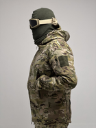 Военная тактическая зимняя куртка Softshell Зеленый Мультикам XXL - изображение 5