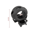 Адаптер кріплення для ліхтарика на бічну рейку шолома 25 мм Чорний - зображення 4