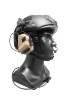 Активні навушники EARMOR M32H for ARC Helmet Rails койот - изображение 1