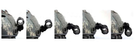 Адаптер крепления для фонарика на боковую рельсу шлема или планку Пикатинни Picatinny Element Airsoft Черный - изображение 8