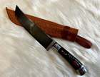 Нож пчак подарочный экземпляр Prezent Узбецкие традиции с инкрустацией 12Д 30см - изображение 1