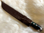 Нож пчак подарочный экземпляр Prezent Узбецкие традиции с инкрустацией 14Д 30см - изображение 3