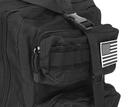 Військовий тактичний рюкзак XL Trizand чорний 38 л - зображення 4