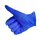 Нітрилові рукавички Mercator Nitrylex Basic розмір M сині (50 пар) - зображення 3