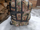 Військовий рюкзак на 60 літрів із системою MOLLE тактичний армійський рюкзак колір мультикам для ЗСУ - зображення 7