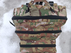 Военный рюкзак на 60 литров с системой MOLLE армейский ВСУ тактический рюкзак цвет мультикам - изображение 3