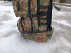 Військовий рюкзак на 60 літрів із системою MOLLE тактичний армійський рюкзак колір мультикам для ЗСУ - зображення 8
