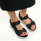 Жіночі сандалі Imac 158470 0916/011 39 25 см Чорні (1584703390358) - зображення 4
