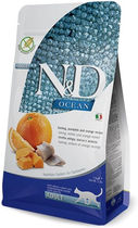 Ocean сухий корм для кішок FARMINA N&D з оселедцем, гарбузом та апельсином 1.5 кг (8010276036742) - зображення 1