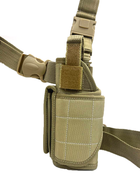 Кобура тактическая для ножа или магазина, армейский подсумок для оружия на ногу, Бежевый - изображение 5