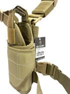 Кобура тактическая для ножа или магазина, армейский подсумок для оружия на ногу, Бежевый - изображение 7