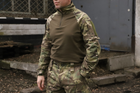 Тактичний військовий одяг. Чоловіча бойова сорочка Убакс (UBACS) з довгим рукавом мультикам розмір 68 (BEZ-2211) - зображення 3