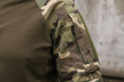 Тактичний військовий одяг. Чоловіча бойова сорочка Убакс (UBACS) з довгим рукавом мультикам розмір 58 (BEZ-2211) - зображення 6