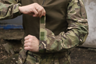 Тактичний військовий одяг. Чоловіча бойова сорочка Убакс (UBACS ) з довгим рукавом мультикам розмір 50 (BEZ-2211) - изображение 9