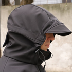 Тактична куртка Softshell. Куртка Софтшелл Haunt-Hanter. Розмір 60 чорний (0016К-1) - зображення 4