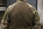 Тактичний військовий одяг. Чоловіча бойова сорочка Убакс (UBACS ) з довгим рукавом мультикам розмір 62 (BEZ-2211) - изображение 4