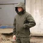 Тактична куртка Softshell. Куртка камуфляжна Софтшелл Haunt-Hanter. Розмір 60 олива (0016К-О) - изображение 1