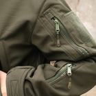 Тактична куртка Softshell. Куртка камуфляжна Софтшелл Haunt-Hanter. Розмір 60 олива (0016К-О) - изображение 10