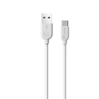 Кабель BOROFONE BX14 USB to Type-C 2.4A, 3m, PVC, TPE connectors, White 6957531090397