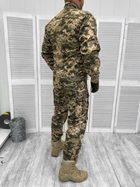 Тактическая военная форма комплект Уставной ГОСТ ( Китель + Штаны ), Камуфляж: Пиксель ВСУ, Размер: XXXL - изображение 2