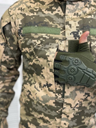Тактическая военная форма комплект Уставной ГОСТ ( Китель + Штаны ), Камуфляж: Пиксель ВСУ, Размер: XXXL - изображение 5
