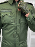 Тактический военный костюм M16 ( Рубашка + Штаны ), Камуфляж: Олива, Размер: S - изображение 4