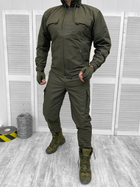 Тактичний військовий костюм Nation ( Китель + Штани ), Камуфляж: Олива, Розмір: L - зображення 1