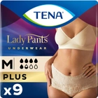 Урологические трусы Tena Lady Pants Plus для женщин Medium 9 шт Creme (7322540920772)