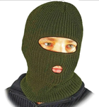 ​Балаклава тёплый двухслойная Tactic подшлемник зимний маска Olive (bal-reis-olive) - изображение 1