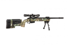 Снайперська страйкбольна гвинтівка Specna Arms SA-S03 Core with Scope and Bipod Multicam - зображення 8